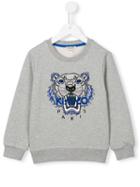 Kenzo Kids 'tiger' Sweatshirt, Girl's, Size: 8 Yrs, Grey