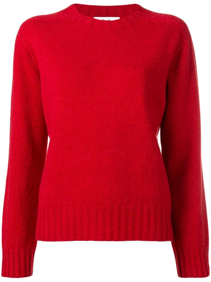 Ymc Crew Neck Jumper - Red