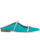 Malone Souliers Strapy Style Mules - Blue
