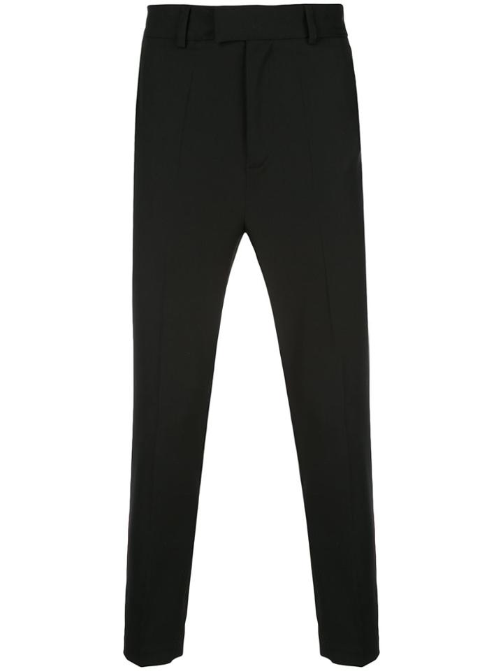 Isabel Benenato Tailored Military Trousers - Black