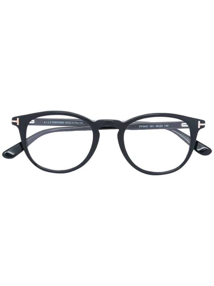 Tom Ford Eyewear Round Optical Glasses - Black