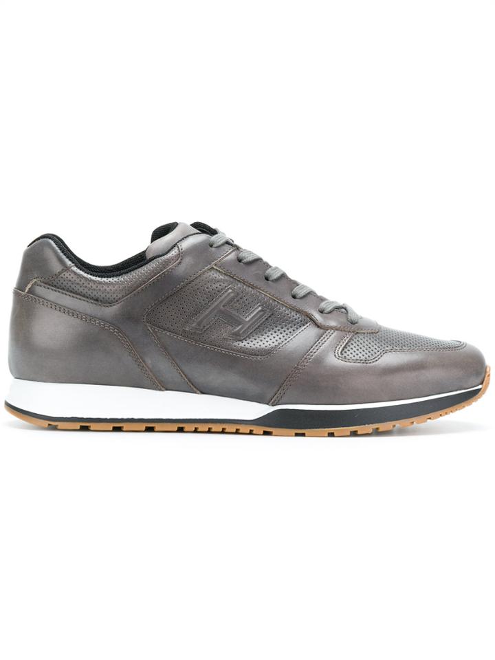 Hogan Logo Sneakers - Grey