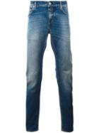 Closed Stone Washed Slim Jeans, Men's, Size: 34/34, Blue, Cotton/spandex/elastane