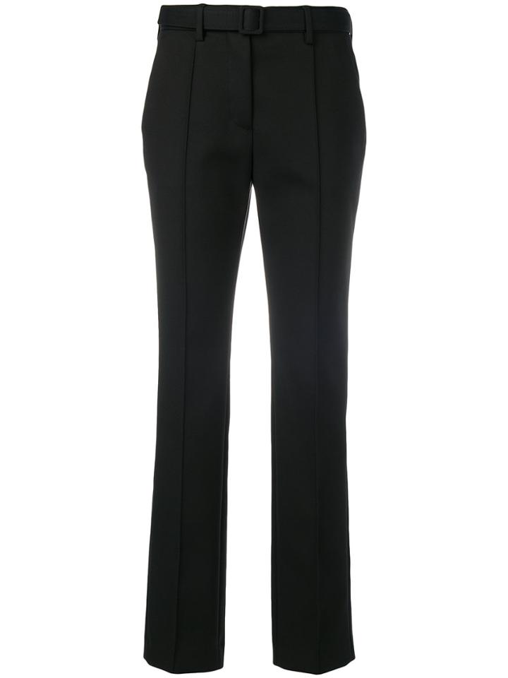 Off-white Straight-leg Trousers - Black