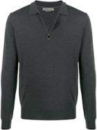 Corneliani Wool Half-zipped Jumper - Grey