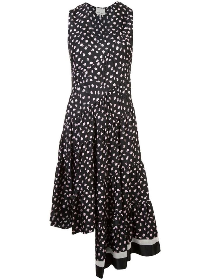 3.1 Phillip Lim Sleeveless Gathered Dress - Black