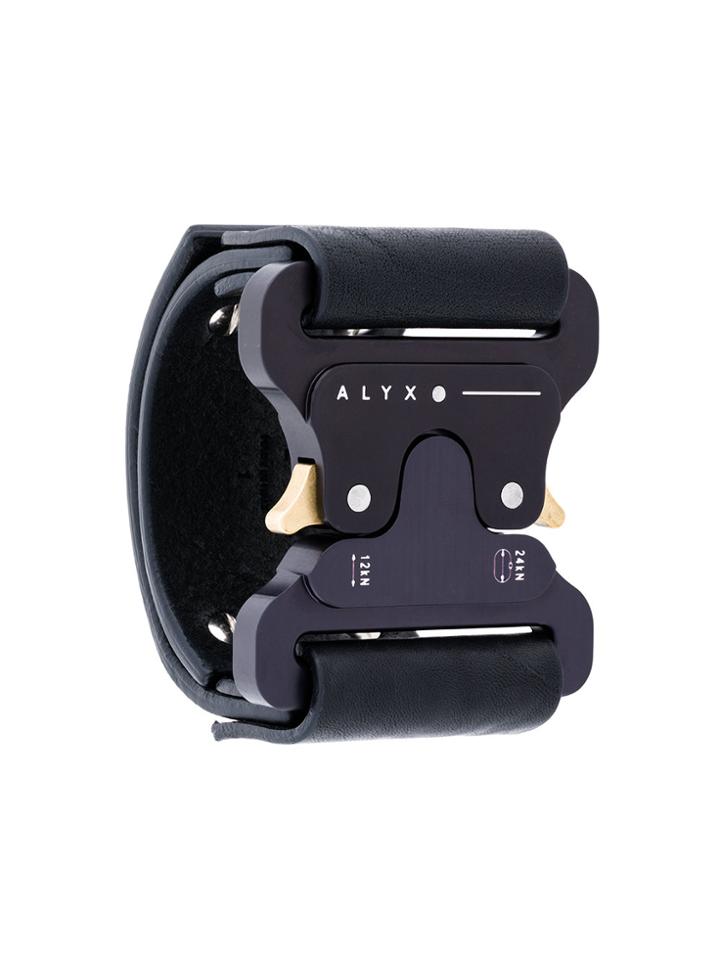 Alyx Branded Buckled Bracelet - Black