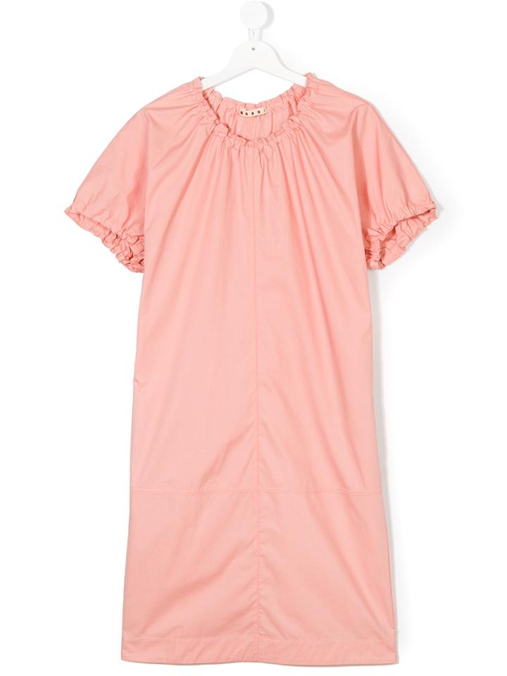 Marni Kids Twill Dress - Pink & Purple