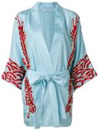 P.a.r.o.s.h. Gomodo Kimono - Blue