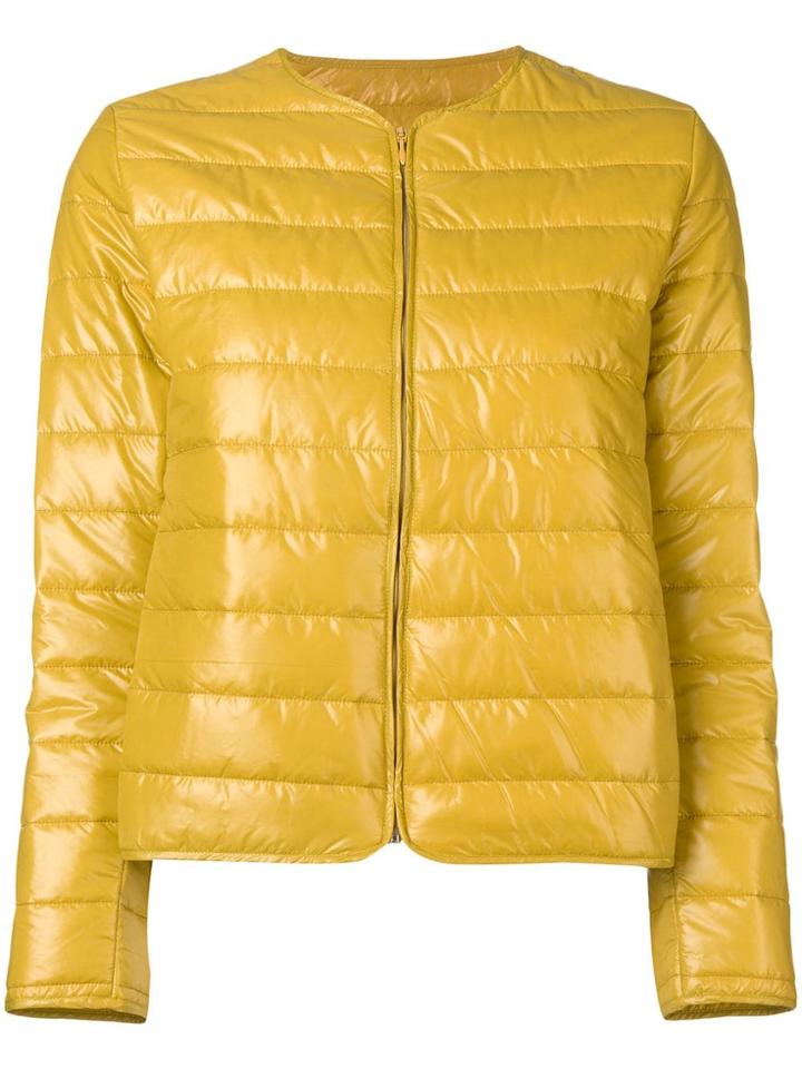 Alessandra Chamonix Coated Quilted Jacket - Yellow