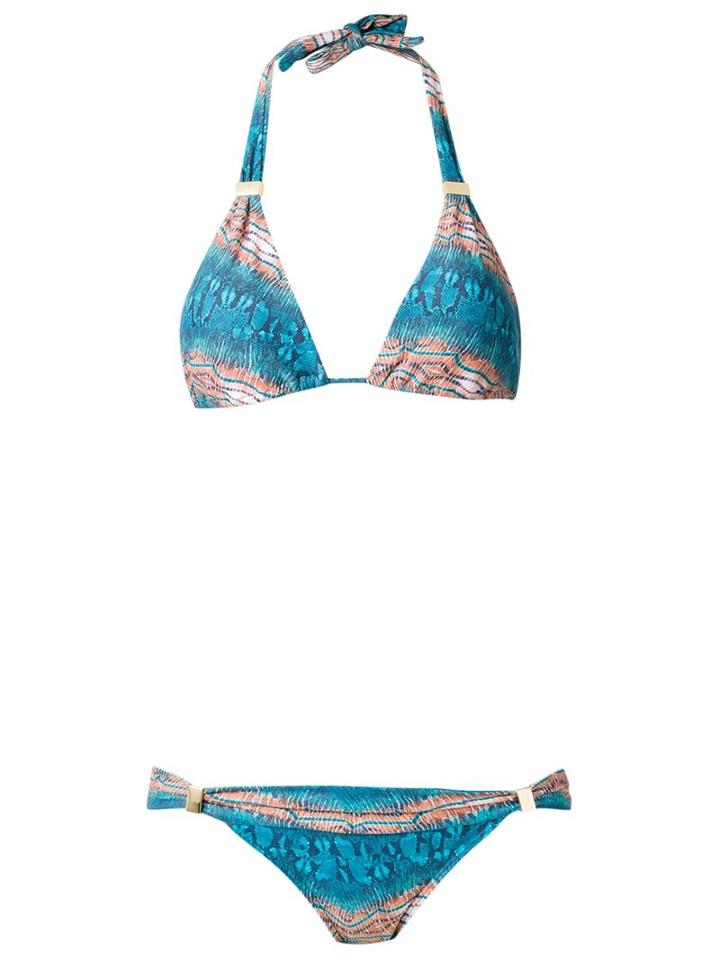 Brigitte Triangle Bikini Set, Women's, Size: Pp, Blue, Polyamide/spandex/elastane