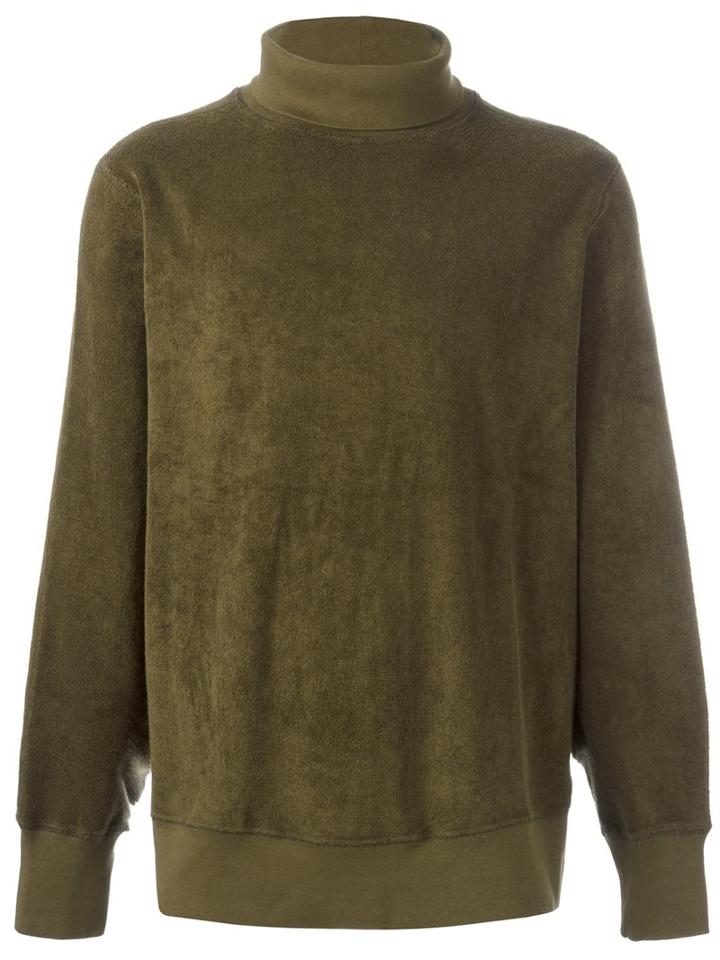 Our Legacy Turtleneck Sweatshirt, Men's, Size: Medium, Green, Cotton