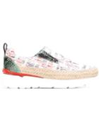 Msgm Espadrille Detail Slip-on Sneakers