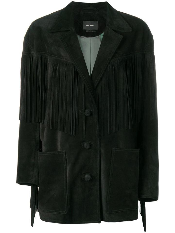 Isabel Marant Loose Bomber Jacket - Black