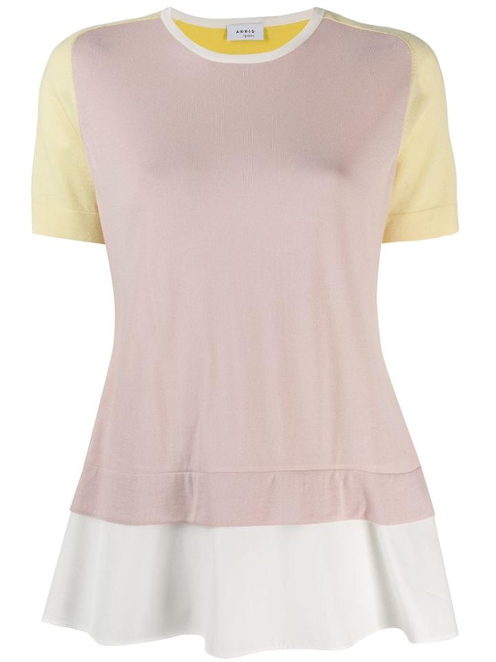 Akris Punto Layered T-shirt - Pink