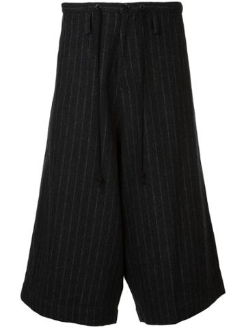 Y's By Yohji Yamamoto Vintage Drop Crotch Shorts - Black