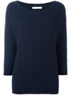 Société Anonyme Round Neck Jumper, Women's, Size: 2, Blue, Polyamide/wool/alpaca