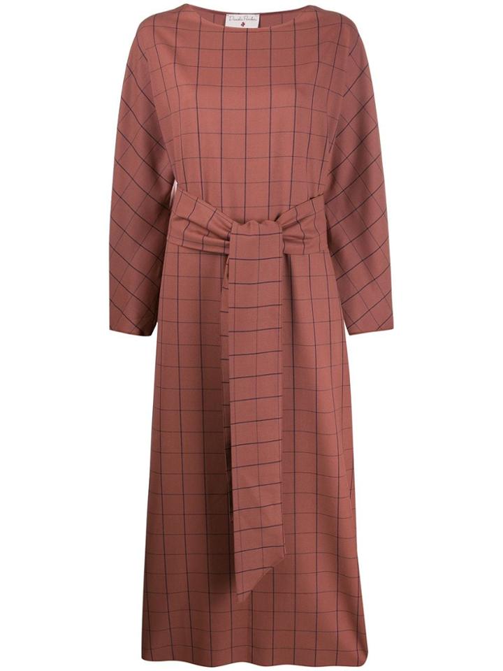 Danielapi Danielapi Dp524 Check Dusty Rose Natural (vegetable)->cotton