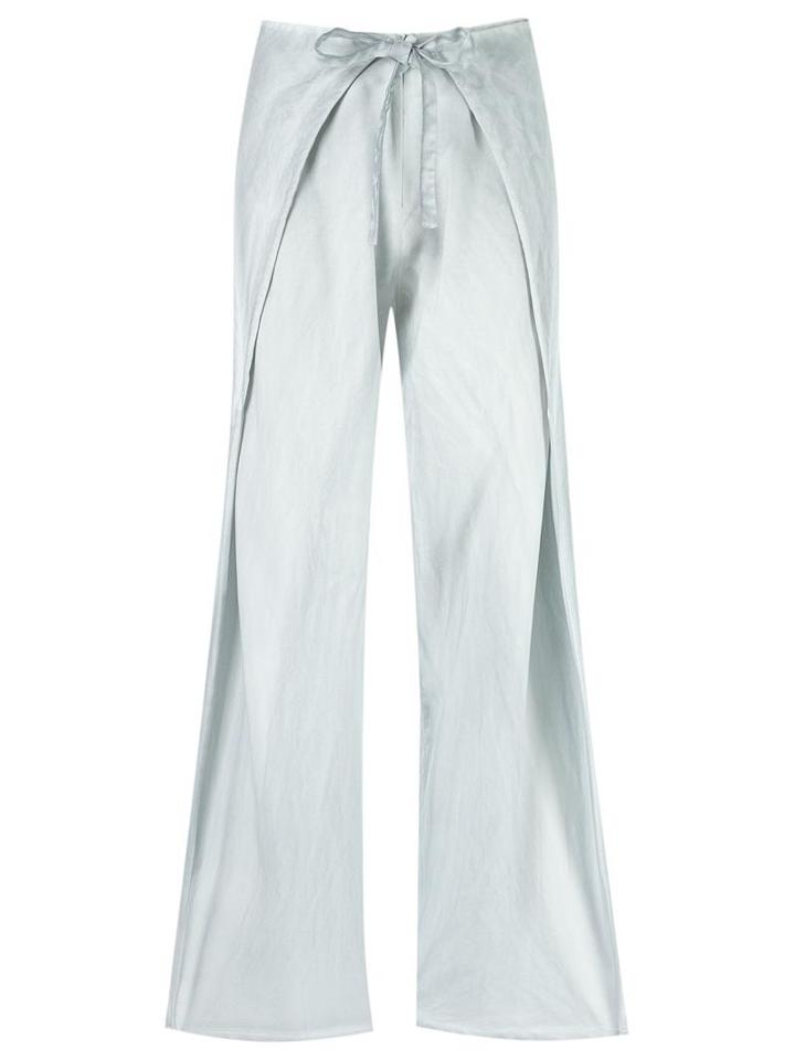 Uma Raquel Davidowicz Mid Rise Trousers, Women's, Size: 40, Blue, Viscose