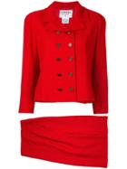 Chanel Pre-owned 1998 Setup Skirt Suit - Red