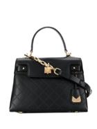 Michael Michael Kors Gramercy Chain-embossed Bag - Black