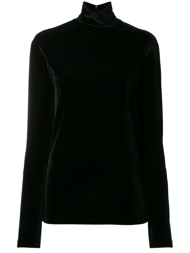 Haider Ackermann Velvet Sweater - Black