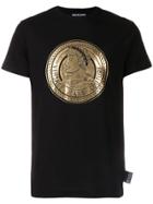 Versace Jeans Couture Coin-print Short Sleeve T-shirt - Black