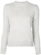 Co Fitted Cashmere Jumper - Grey