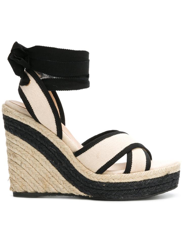 Castañer Hiedra Wedge Sandals - Nude & Neutrals