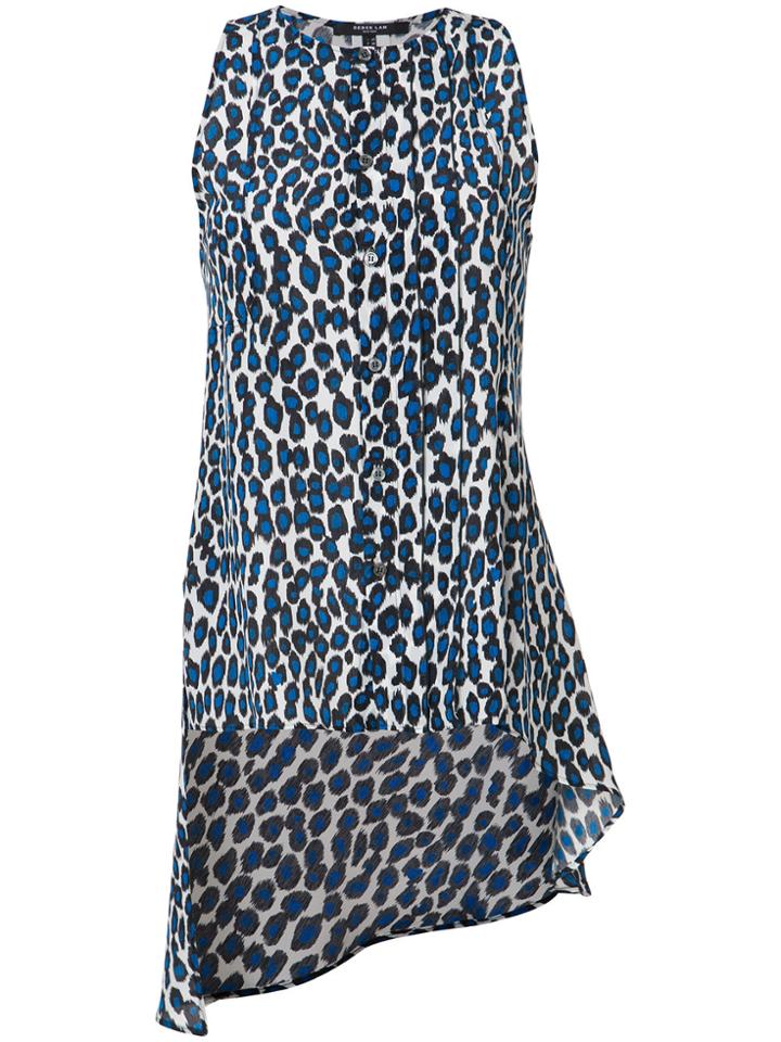 Derek Lam Sleeveless Blouse With Pleating Detail - Blue