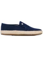 Baldinini Woven Slip-on Espadrilles - Blue