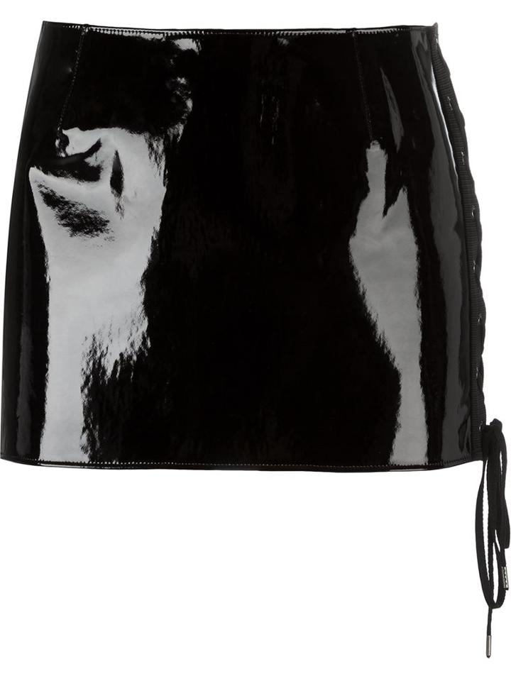 Anthony Vaccarello Lateral Laced-up Skirt