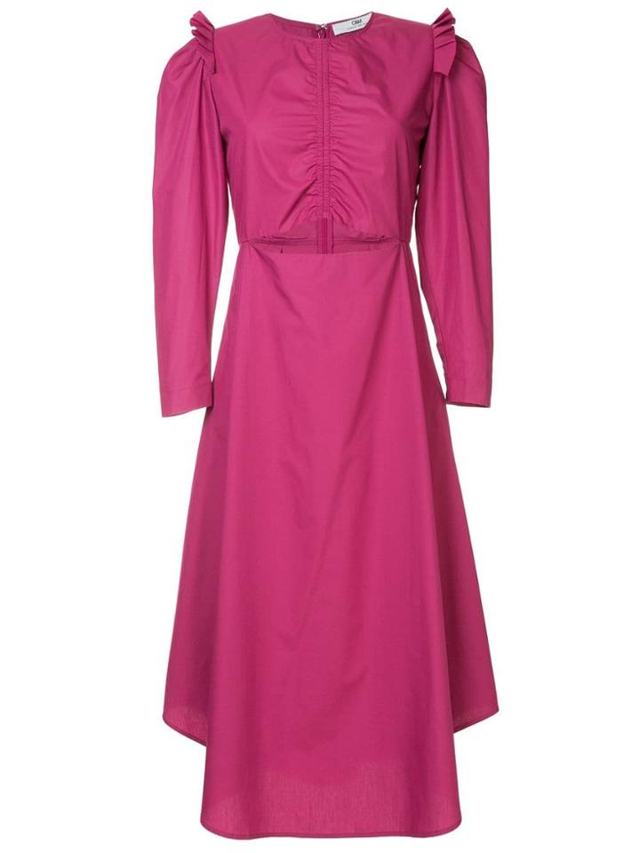 C & M Cut-out Midi Dress - Pink