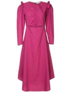 C & M Cut-out Midi Dress - Pink