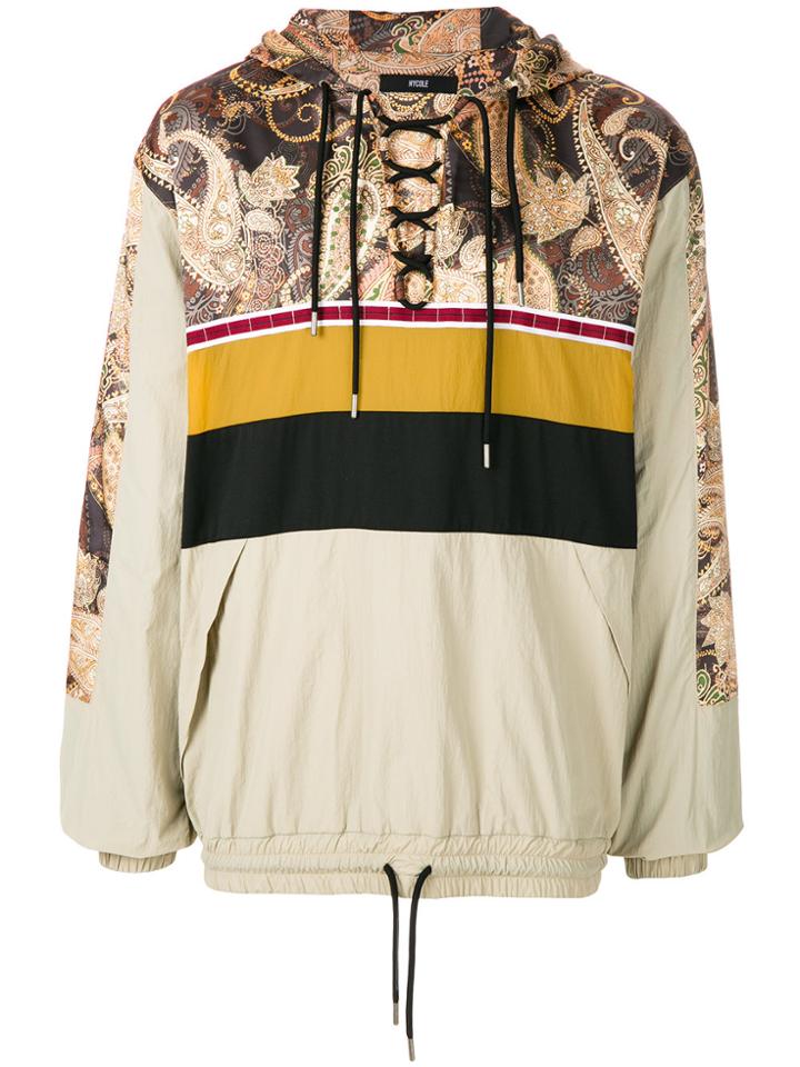 Nycole Printed Windbreaker - Nude & Neutrals