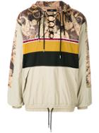 Nycole Printed Windbreaker - Nude & Neutrals