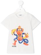 Moschino Kids - Monkey T-shirt - Kids - Cotton - 18 Mth, White