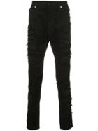 Balmain Destroyed Jeans - Black