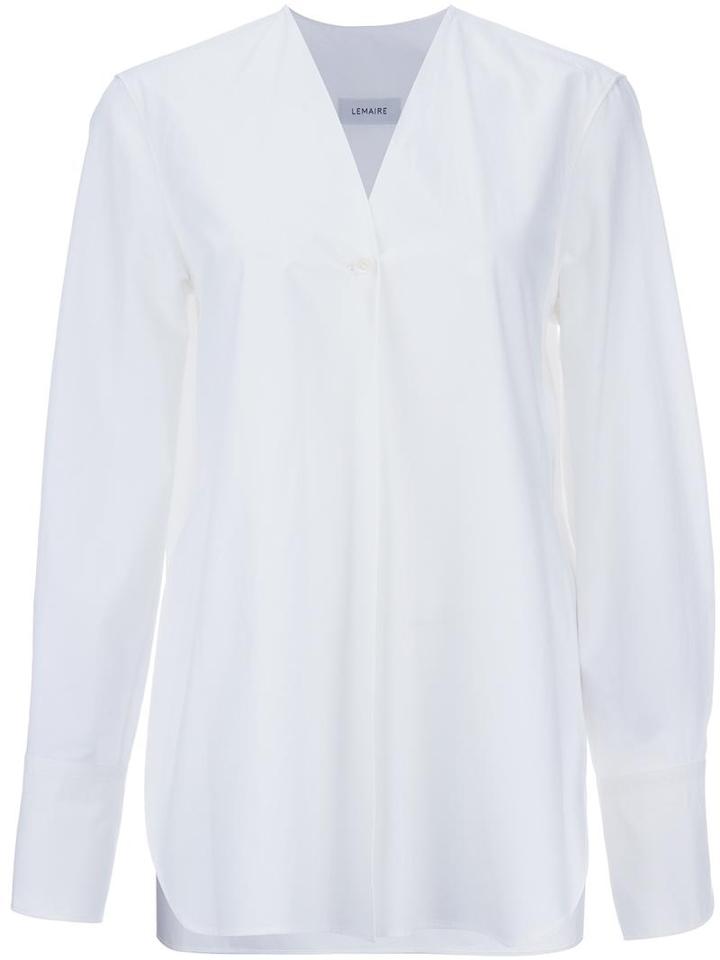 Lemaire Classic Shirt, Women's, Size: 36, White, Cotton
