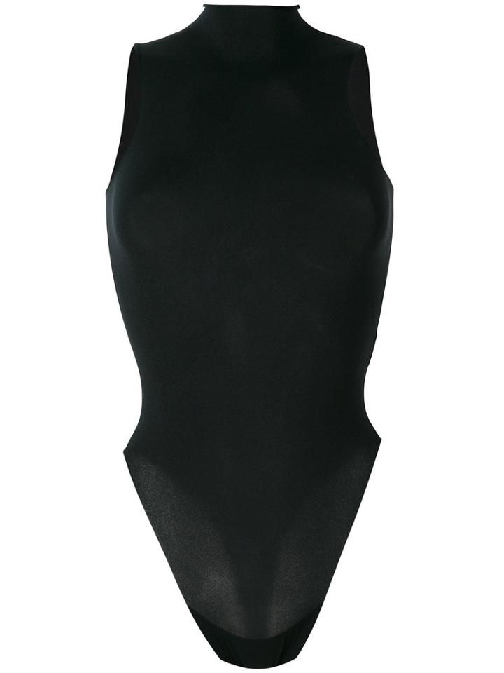Yeezy - Jersey Bodysuit - Women - Polyamide/spandex/elastane - Xs, Black, Polyamide/spandex/elastane