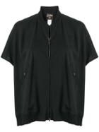 Jean Paul Gaultier Vintage 1990's Cape Bomber Jacket - Black