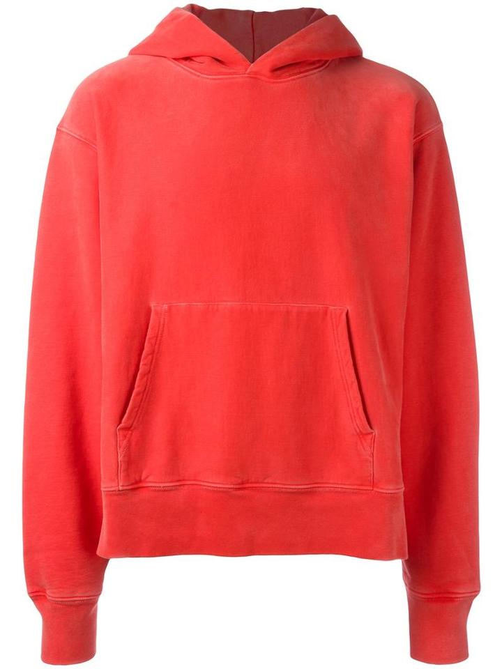 Yeezy Season 3 Fleece Hoodie, Men's, Size: Small, Red, Cotton