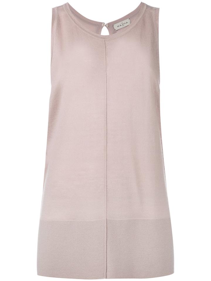 Le Kasha Knit Tank - Pink & Purple