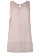 Le Kasha Knit Tank - Pink & Purple