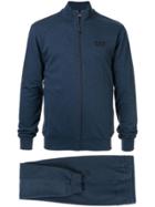 Ea7 Emporio Armani Logo Print Tracksuit Set - Blue