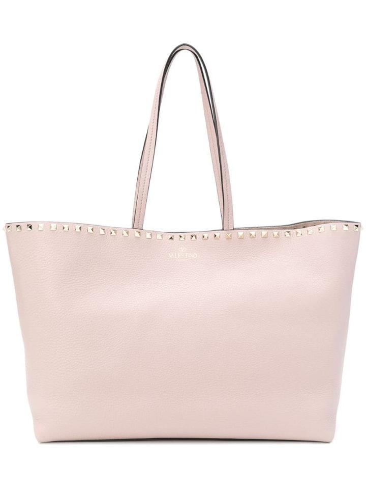 Valentino Valentino Garavani Rockstud Shopper Tote - Pink