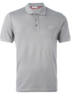 Moncler Classic Polo Shirt, Men's, Size: Medium, Grey, Cotton