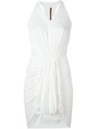 Rick Owens Lilies Short Pleated Dress - White