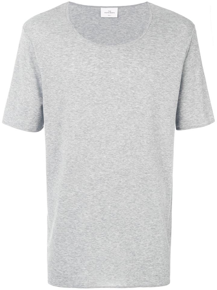 The White Briefs Round Neck T-shirt - Grey