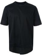 Juun.j Plain T-shirt, Men's, Size: 48, Black, Cotton